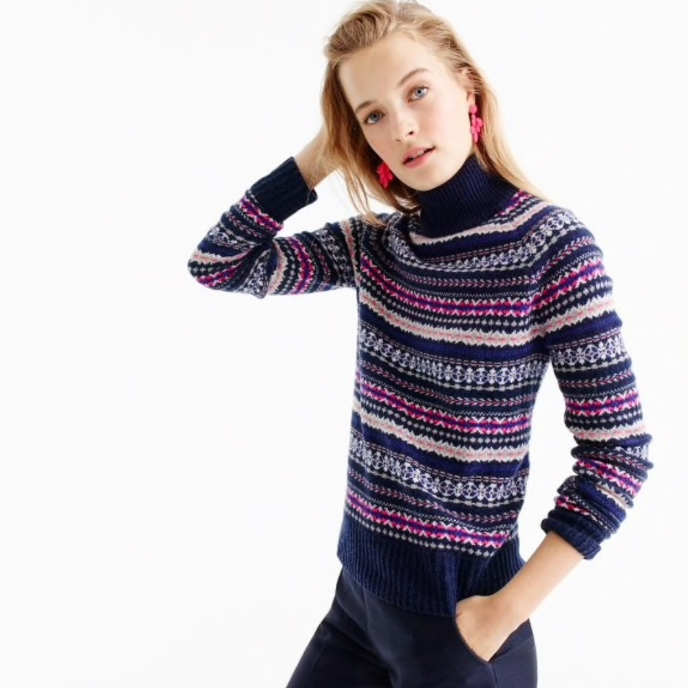 J. Crew Multicolor Striped Sweater